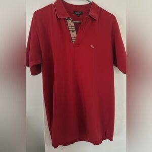Men’s Burberry Red shirt